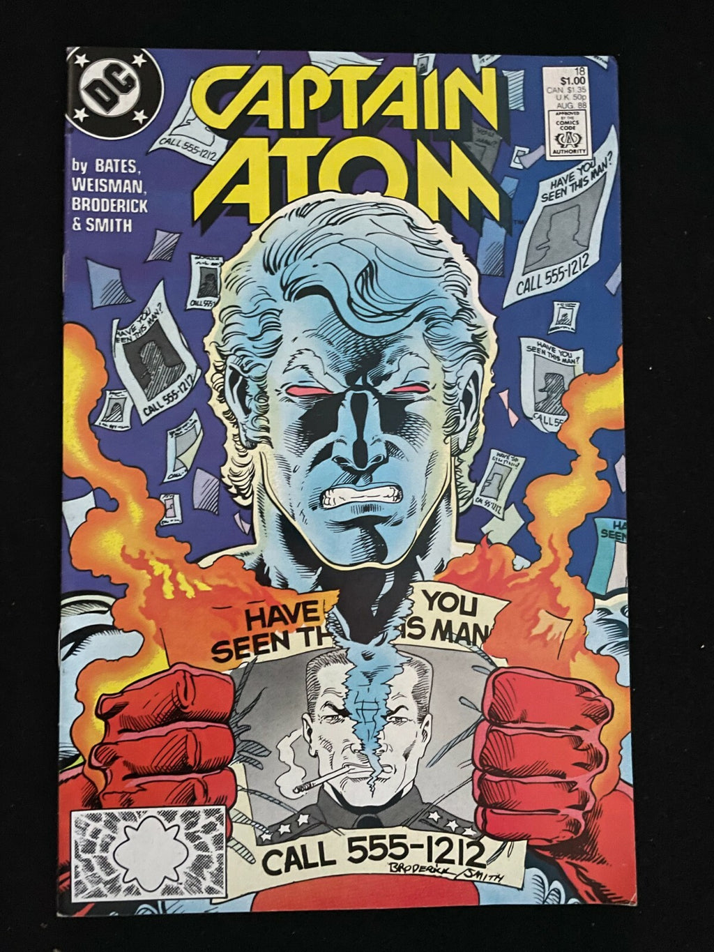 Captain Atom #18 Aug 1988
