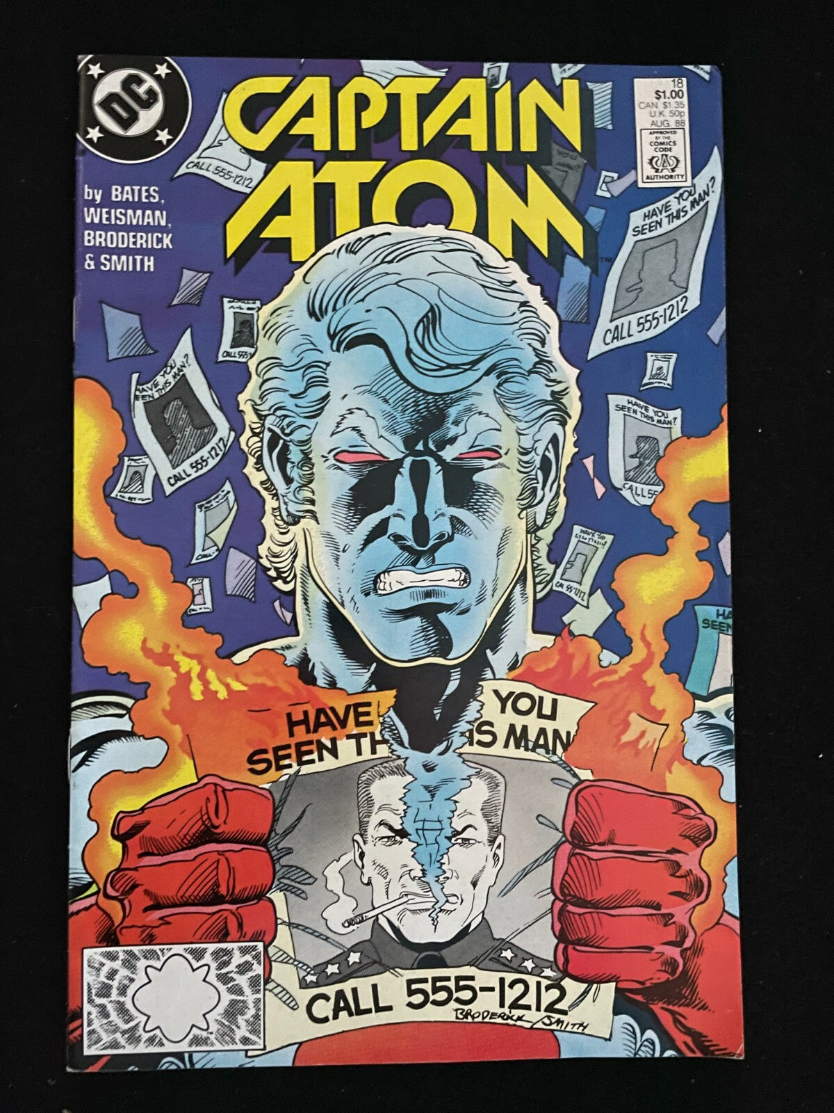 Captain Atom #18 Aug 1988