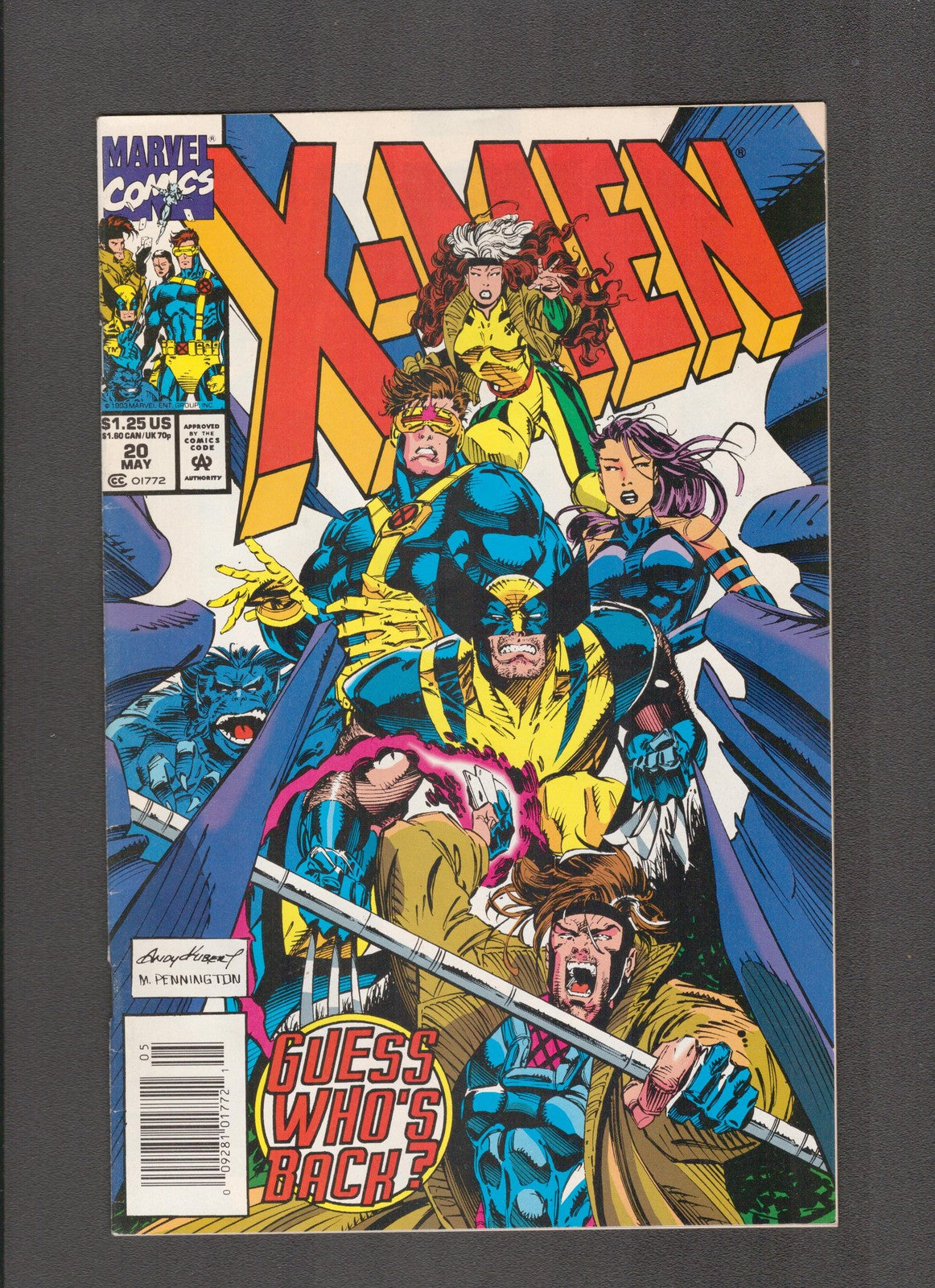 X-Men #20 (1993) Andy Kubert Marvel Comics