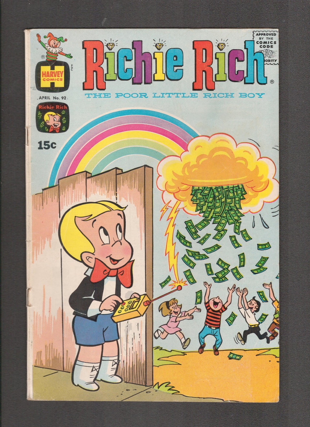 Richie Rich #92 (1970) Harvey Comics