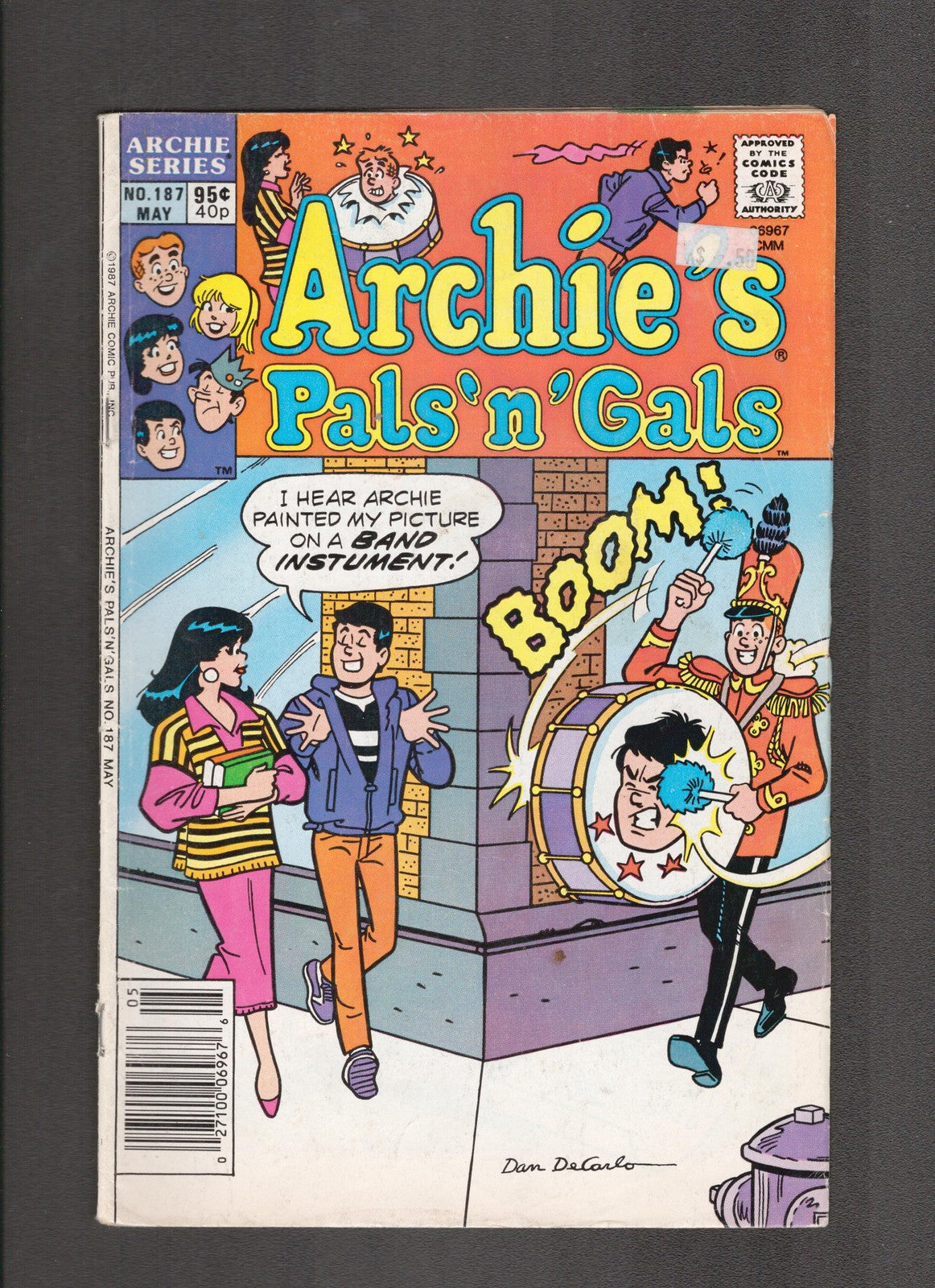 Archie's Pals 'n' Gals #187 (1987) Dan DeCarlo Archie Comics