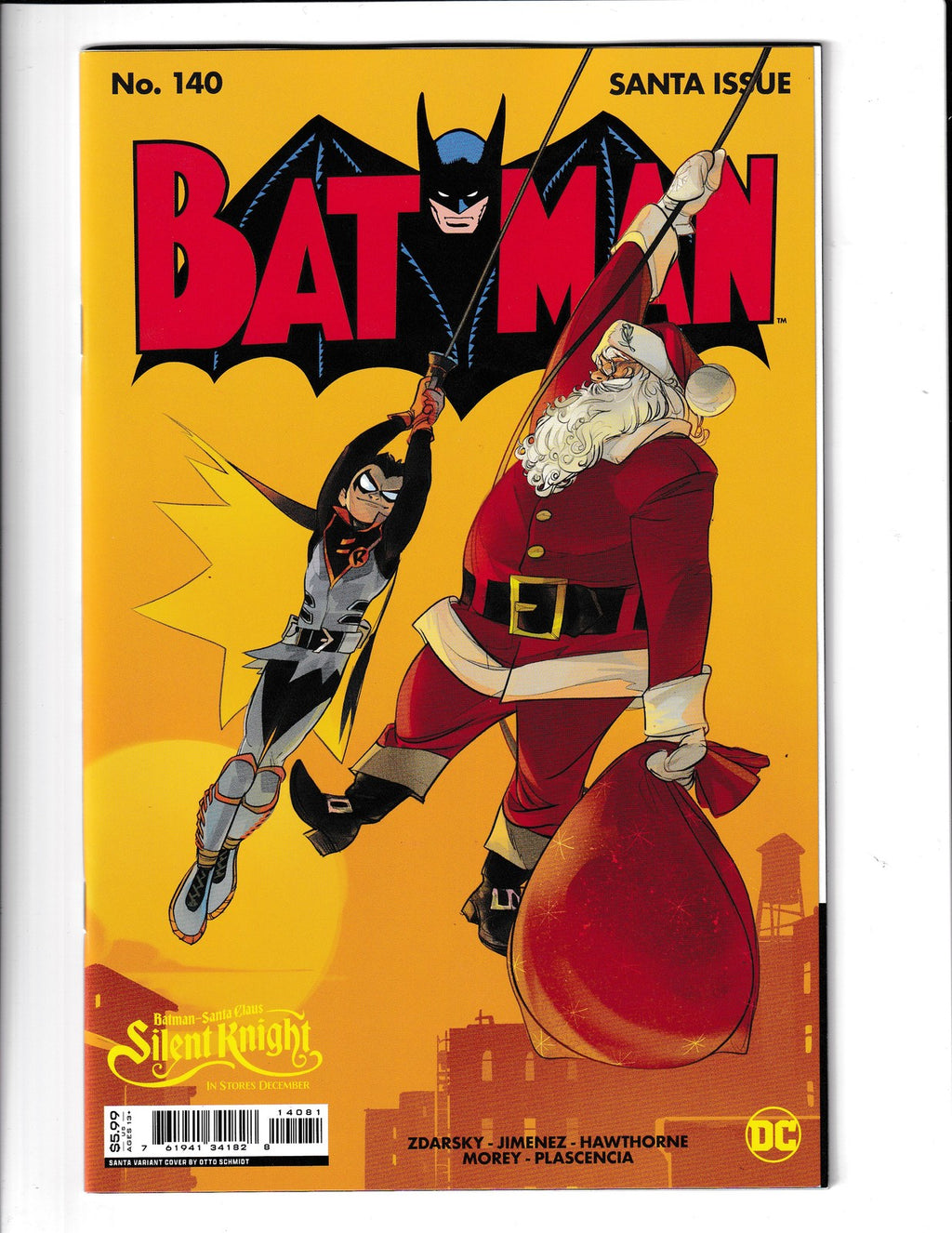 Batman #140h (2024) Otto Schmidt Santa Cover DC Comics