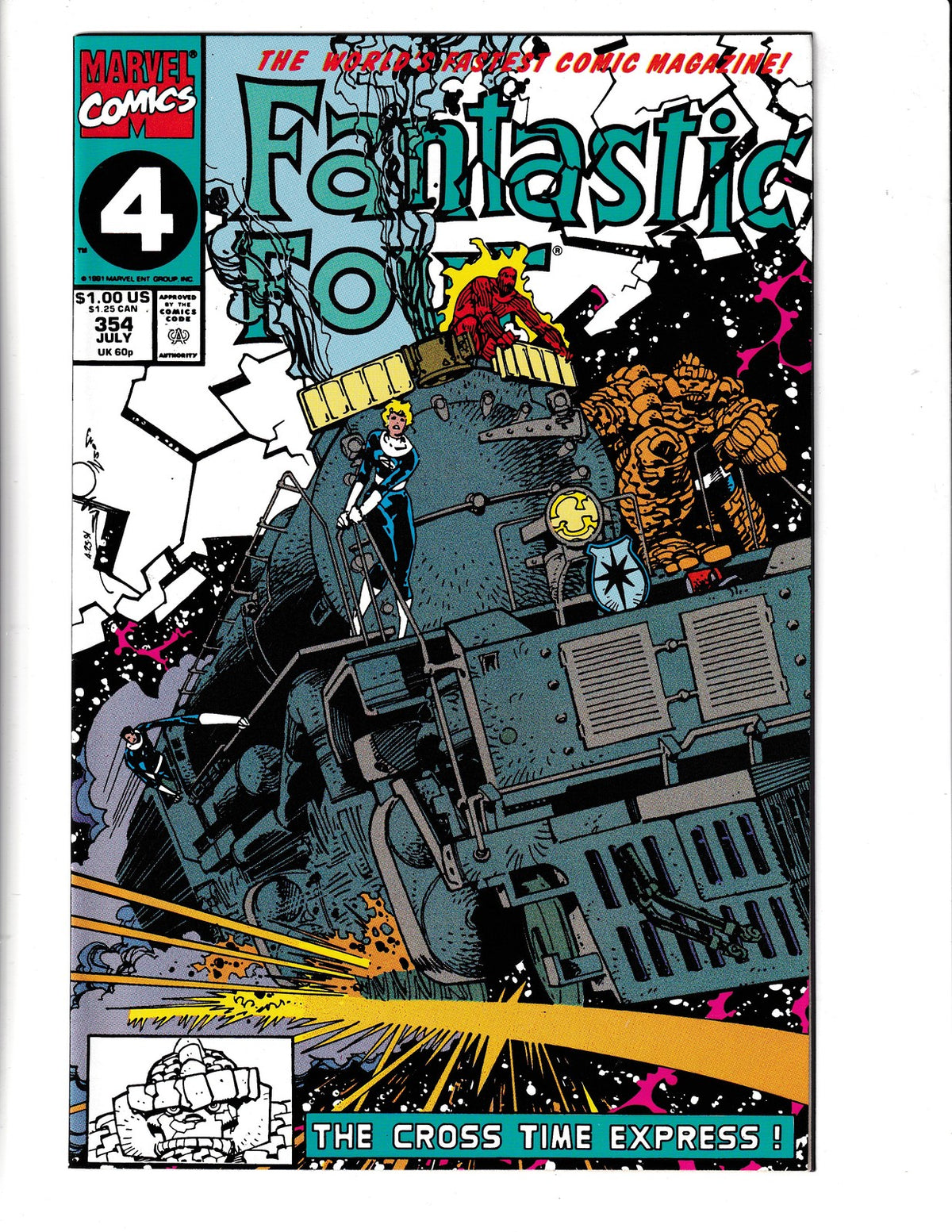 Fantastic Four #354 (1991) M. Mobius Marvel Comics