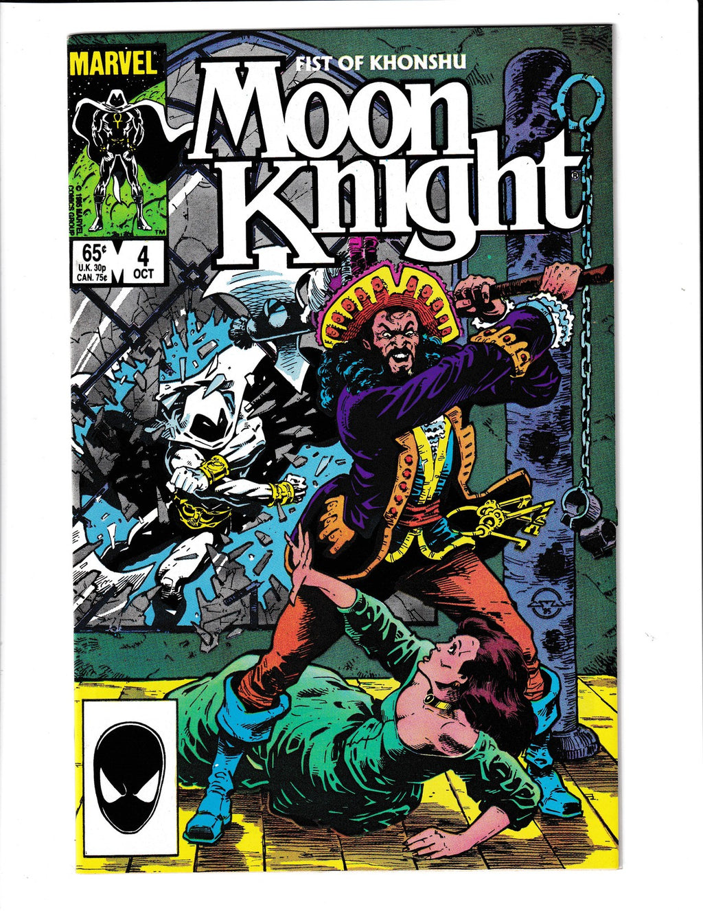 Moon Knight #4 (1985) 1st Blue Beard Marvel Comics