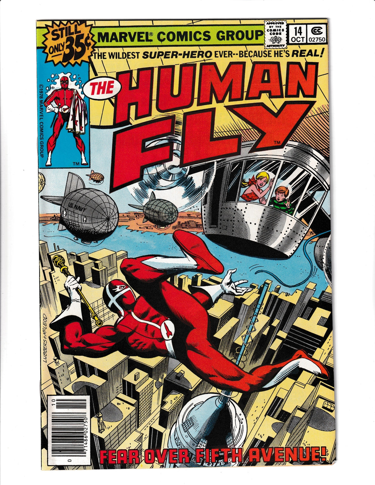 Human Fly #14 (1978) "Fear Over Fifth Ave" Marvel Comics