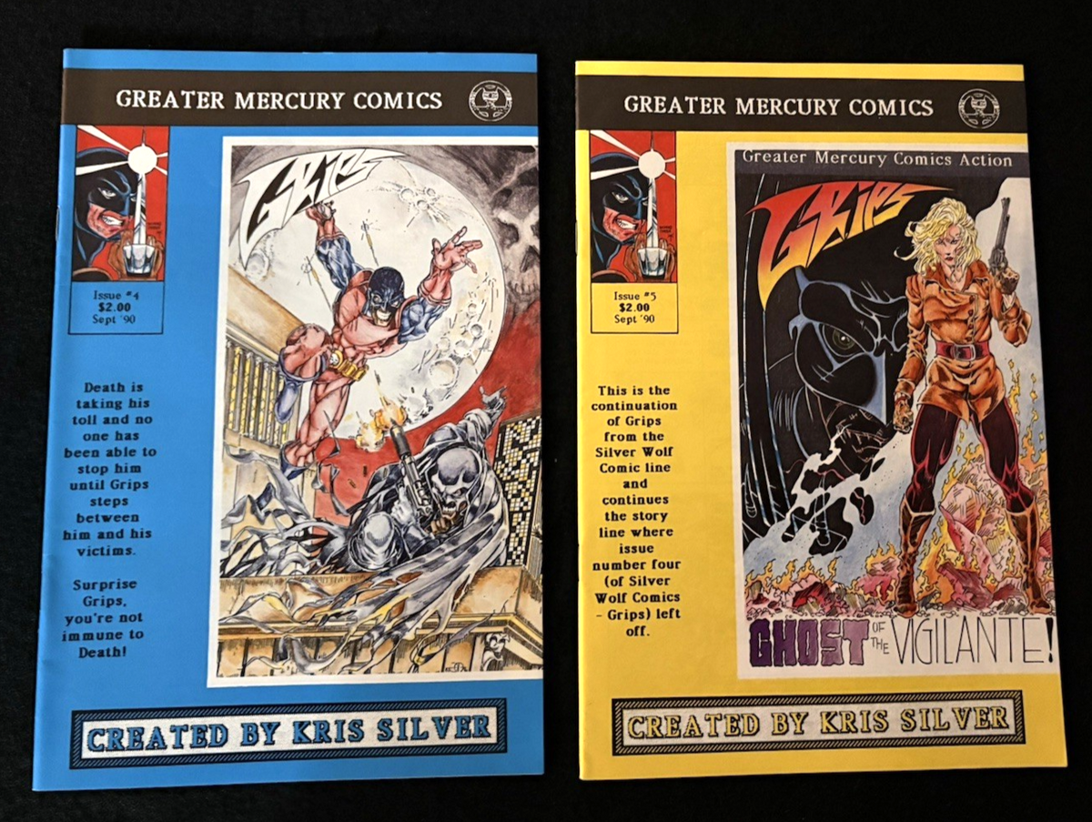 Grips Volume 2 - Run of 9 #1-9 (1989-90) Greater Mercury Comics