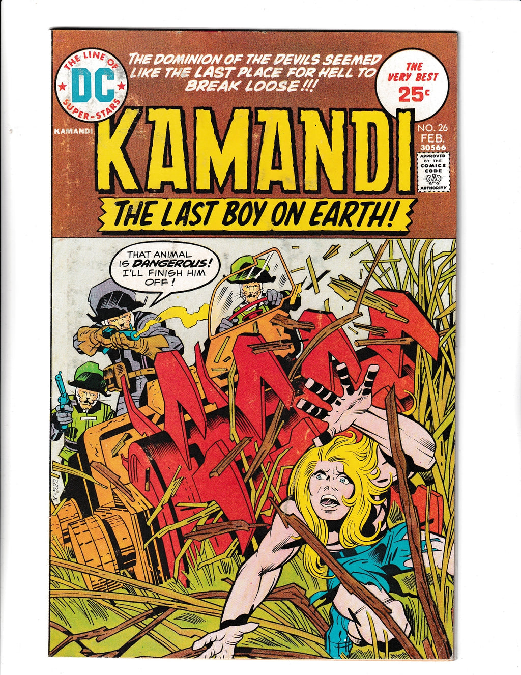 Kamandi: the Last Boy on Earth #26 (1975) DC Comics