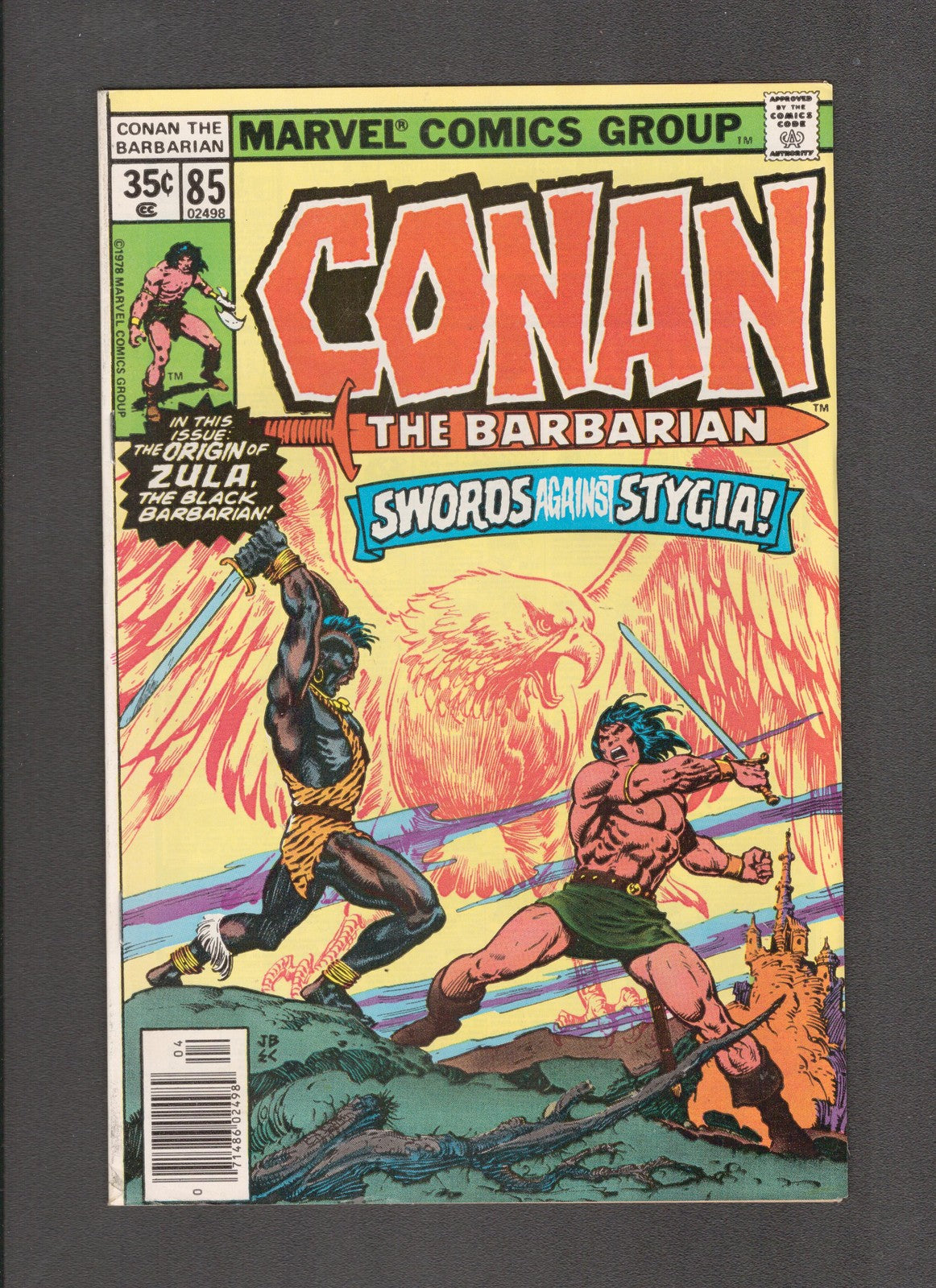 Conan the Barbarian #85 (1978) John Buscema - Zula Origin Marvel Comics