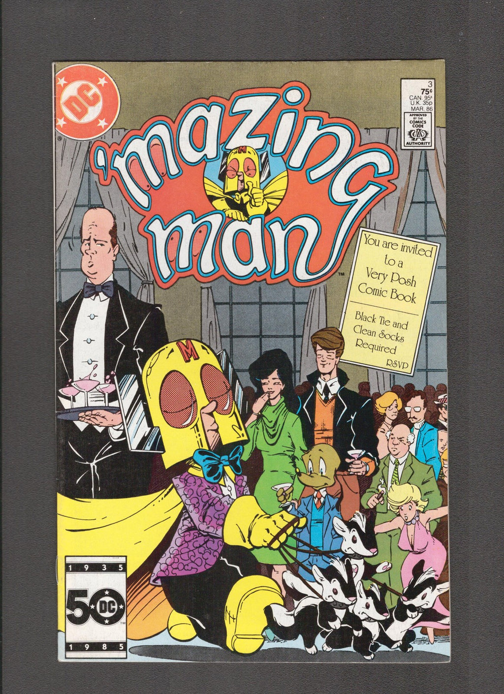 Mazing Man #3 (1986) Higher Grade DC Comics