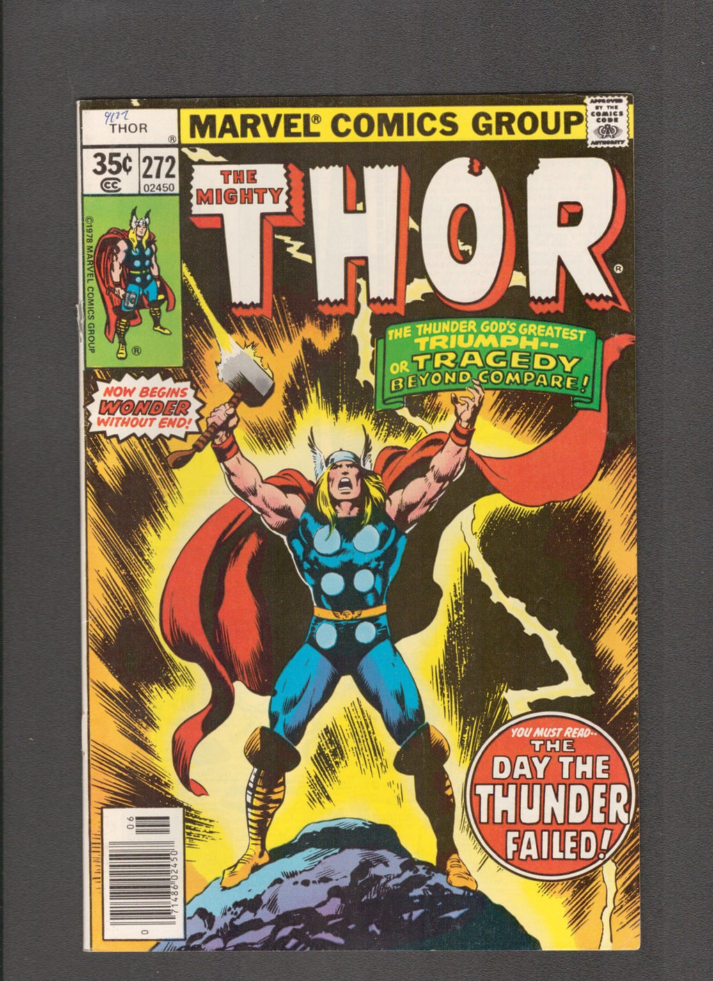 Thor #272 (1978) John Buscema, Roy Thomas Marvel Comics