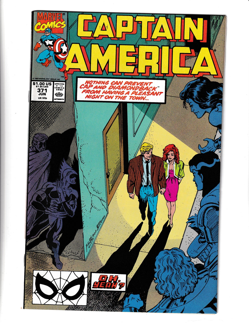 Captain America #371 (1990) Marvel Comics SKU:469
