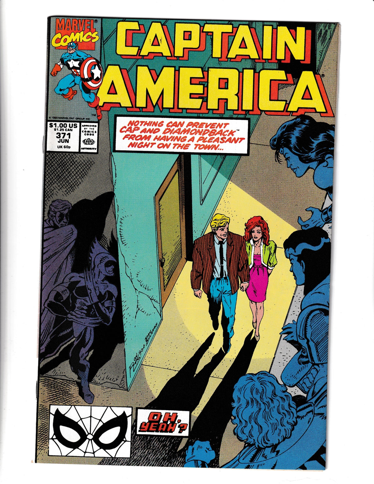 Captain America #371 (1990) Marvel Comics SKU:469