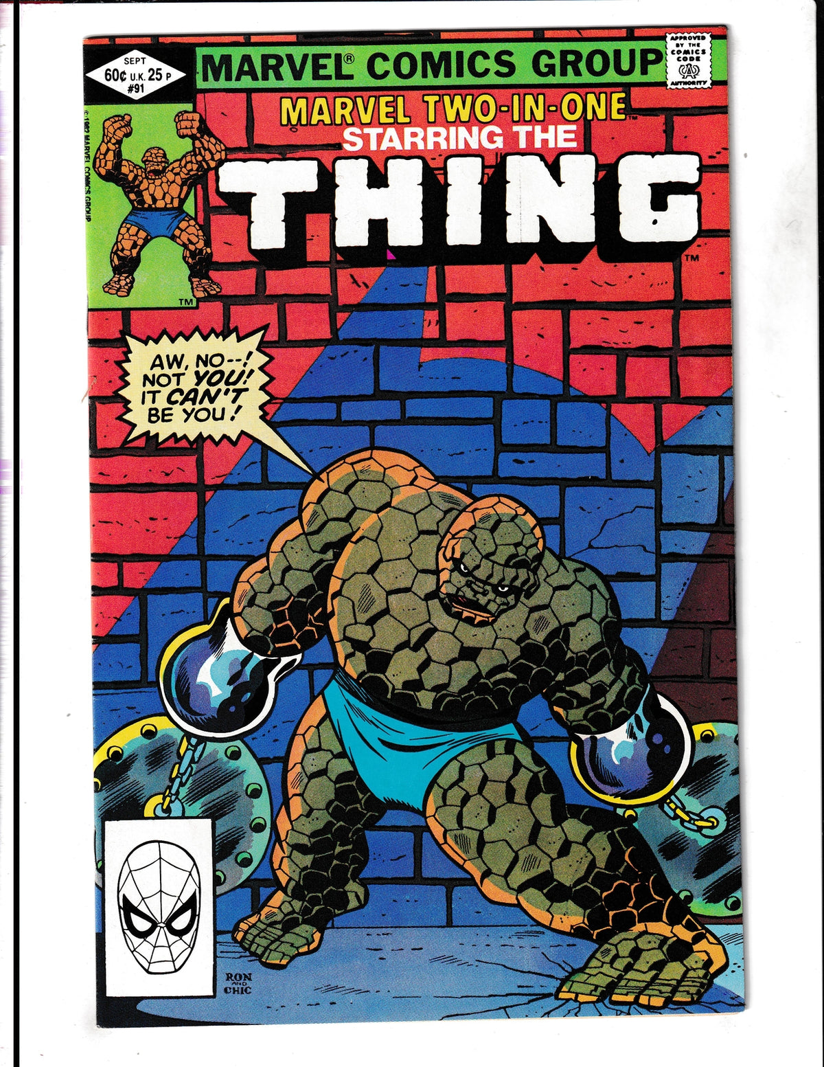 Marvel Two-In-One #91 (1982) The Thing Marvel Comics