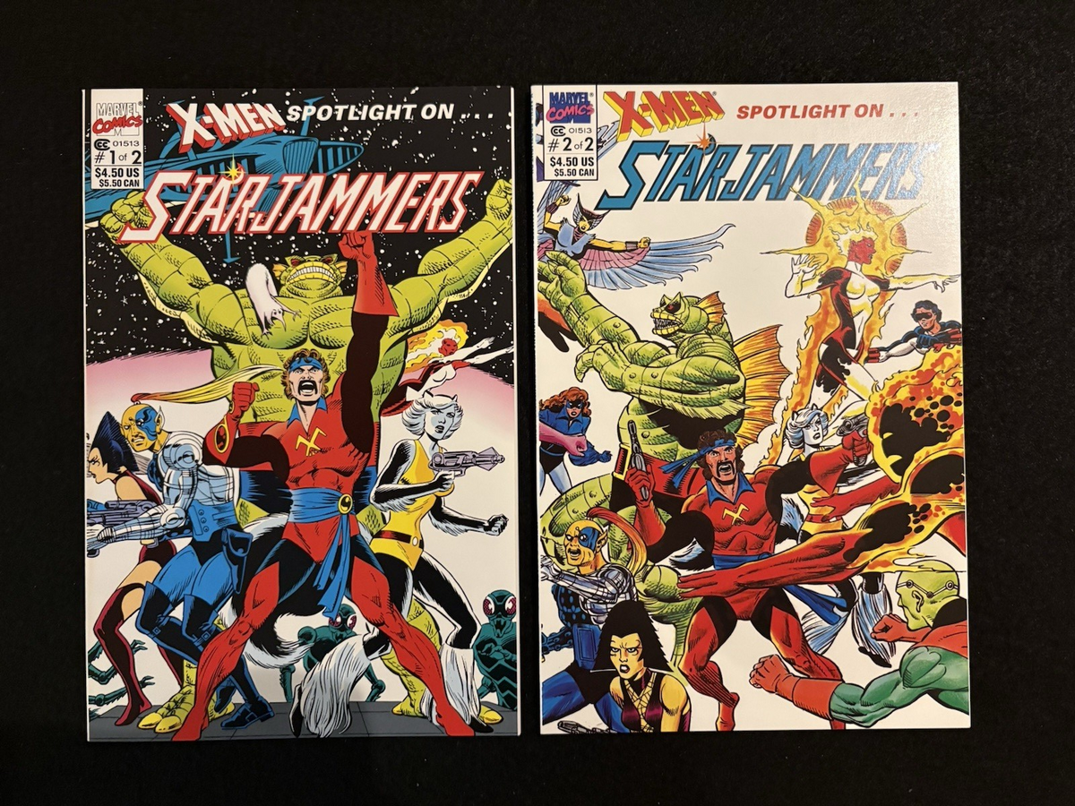 X-Men Spotlight on Starjammers #1-2 (1990) Complete Mini-Series Marvel Comics
