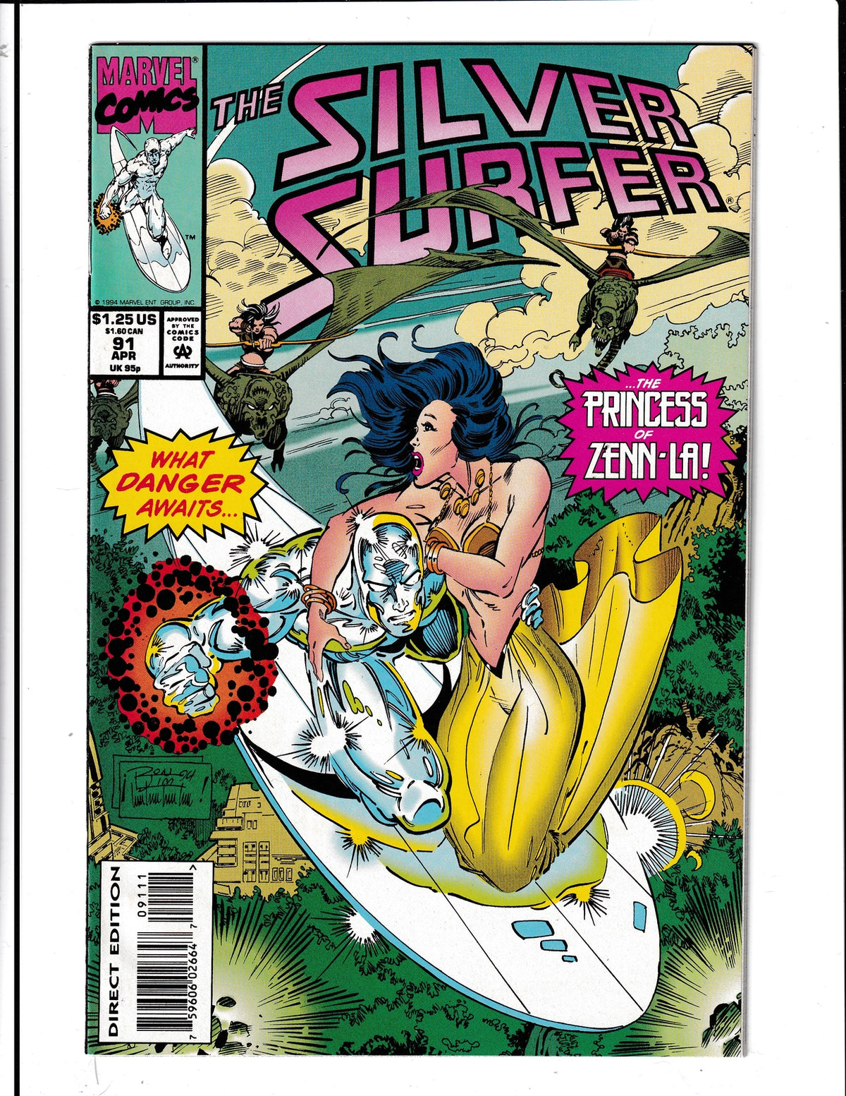 Silver Surfer #91 (1994) Marvel Comics SKU:627