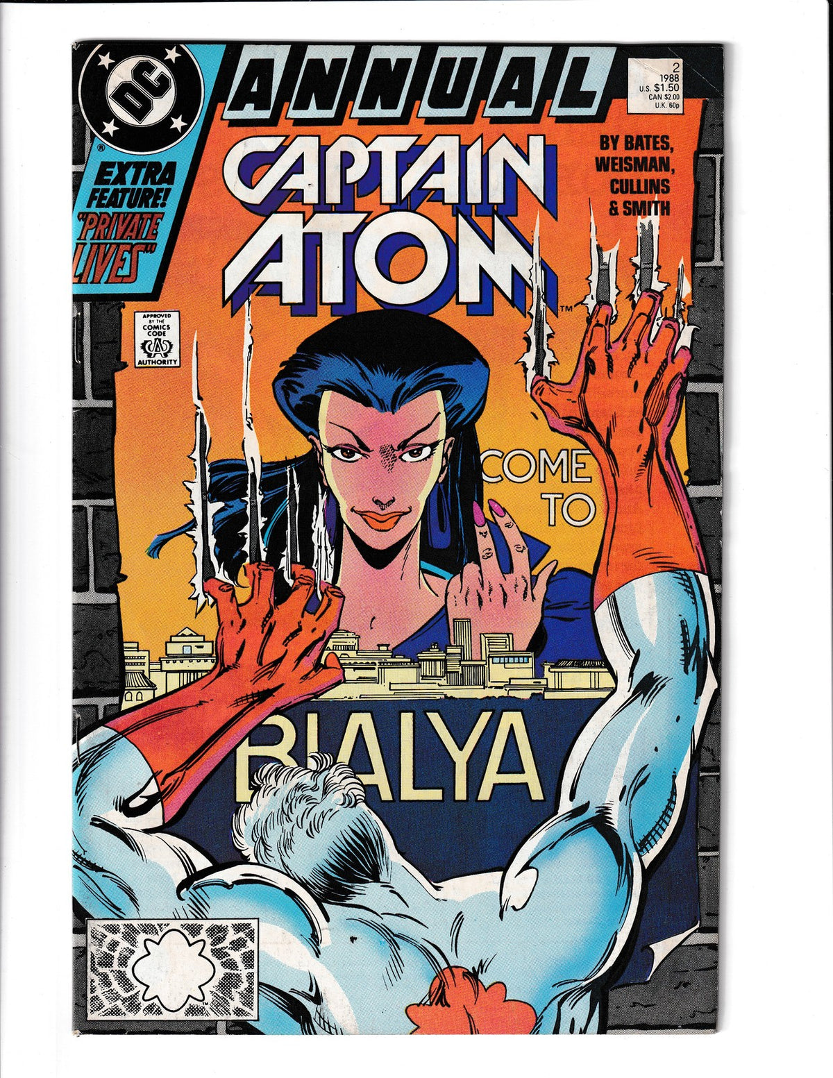 Captain Atom Annual #2 (1988) DC Comics SKU:3406