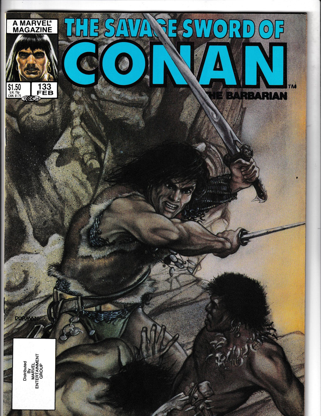 Savage Sword of Conan #133 (1987) Curtis Comics