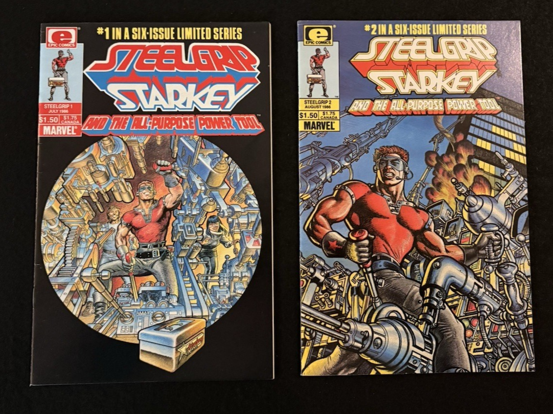 Steelgrip Starkey - Complete Set of 6 #1-6 (1986/87) Marvel