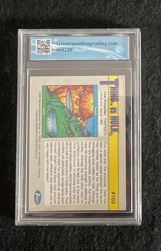 1991 Impel Marvel Universe #2 "Daredevil" GCG 9.5 *Not PSA*