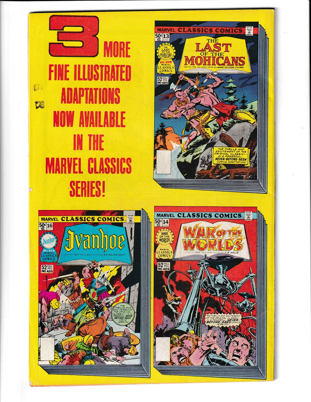 Marvel Classics Comics #15 (1977) Treasure island Marvel Comics