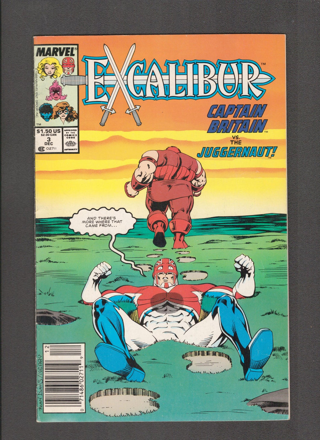 Excalibur #3 (1988) Chris Claremont - Alan Davis Marvel Comics