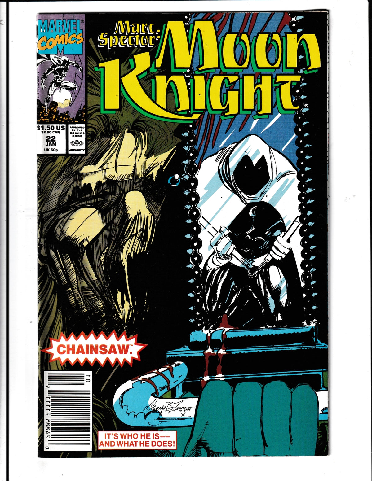 Marc Spector: Moon Knight #22 (1991) Marvel Comics