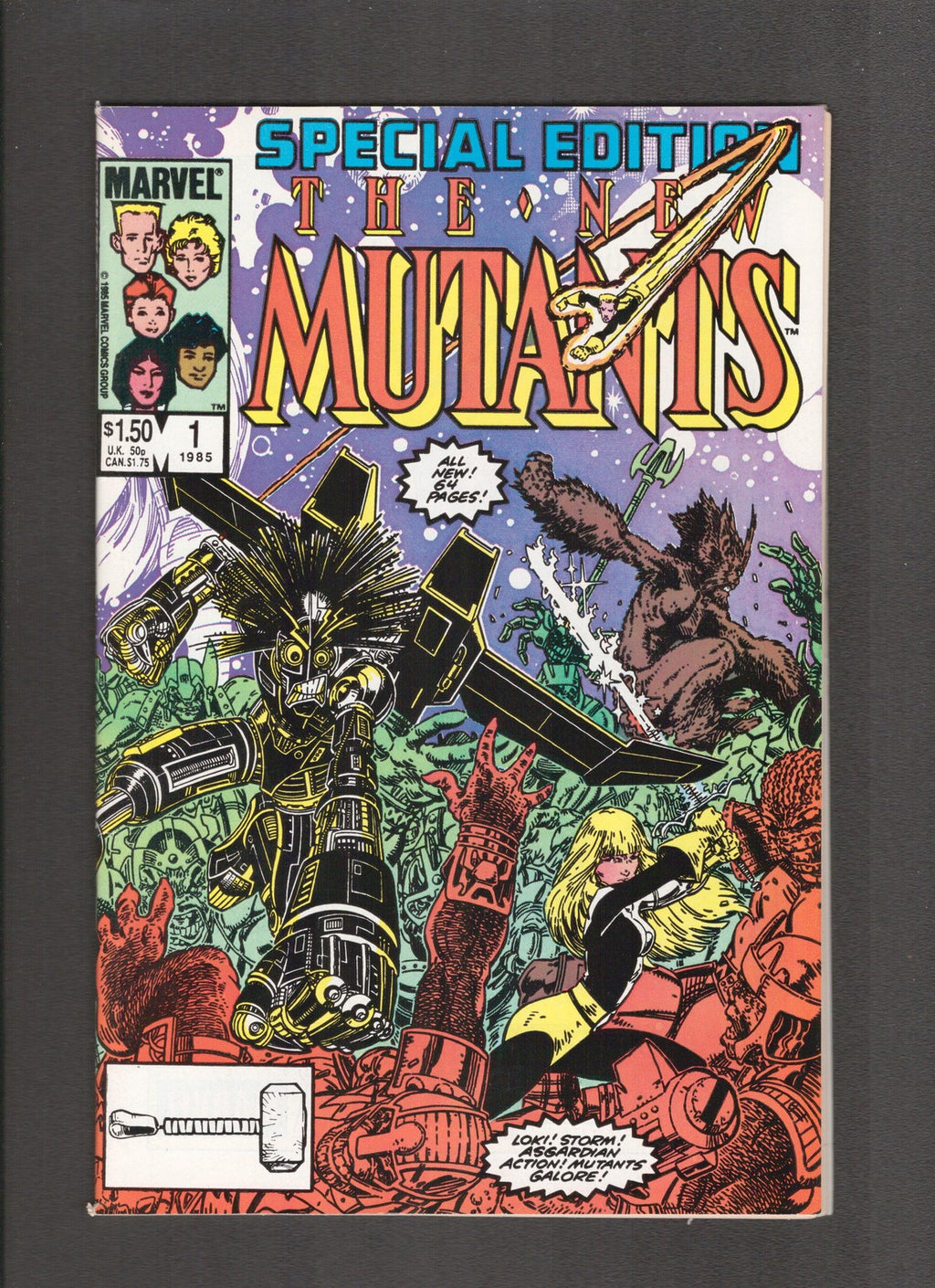 New Mutants Special Edition #1 (1985) Terry Austin, Art Adams Marvel Comics