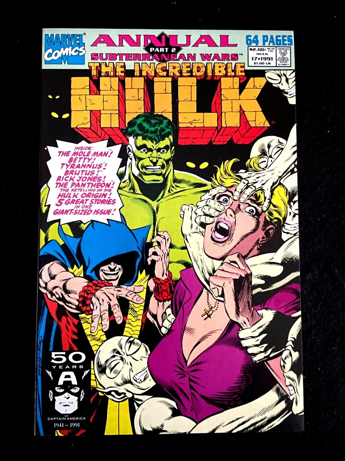 Incredible Hulk Annual #17 1991 - HIGH GRADE