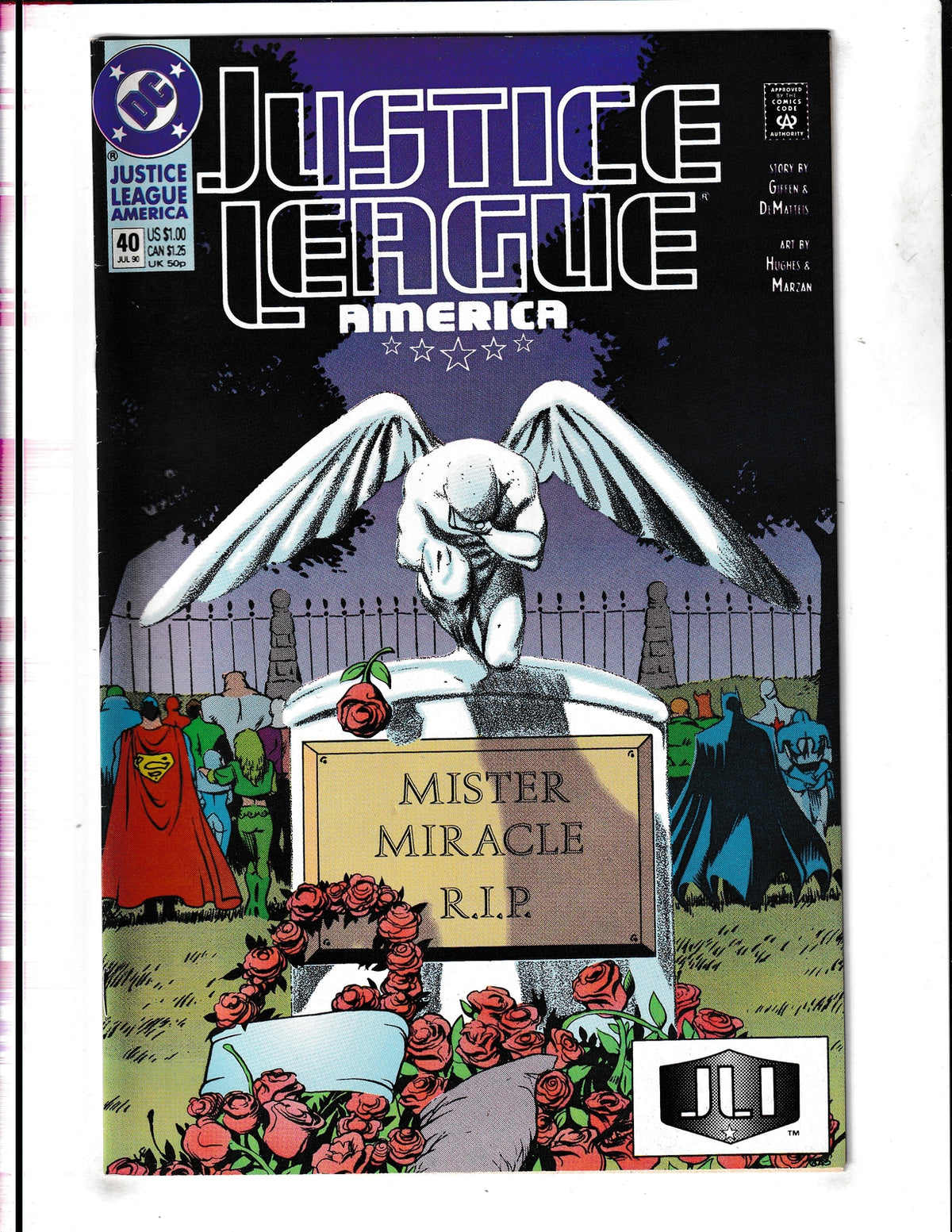 Justice League America #40 (1990) DC Comics