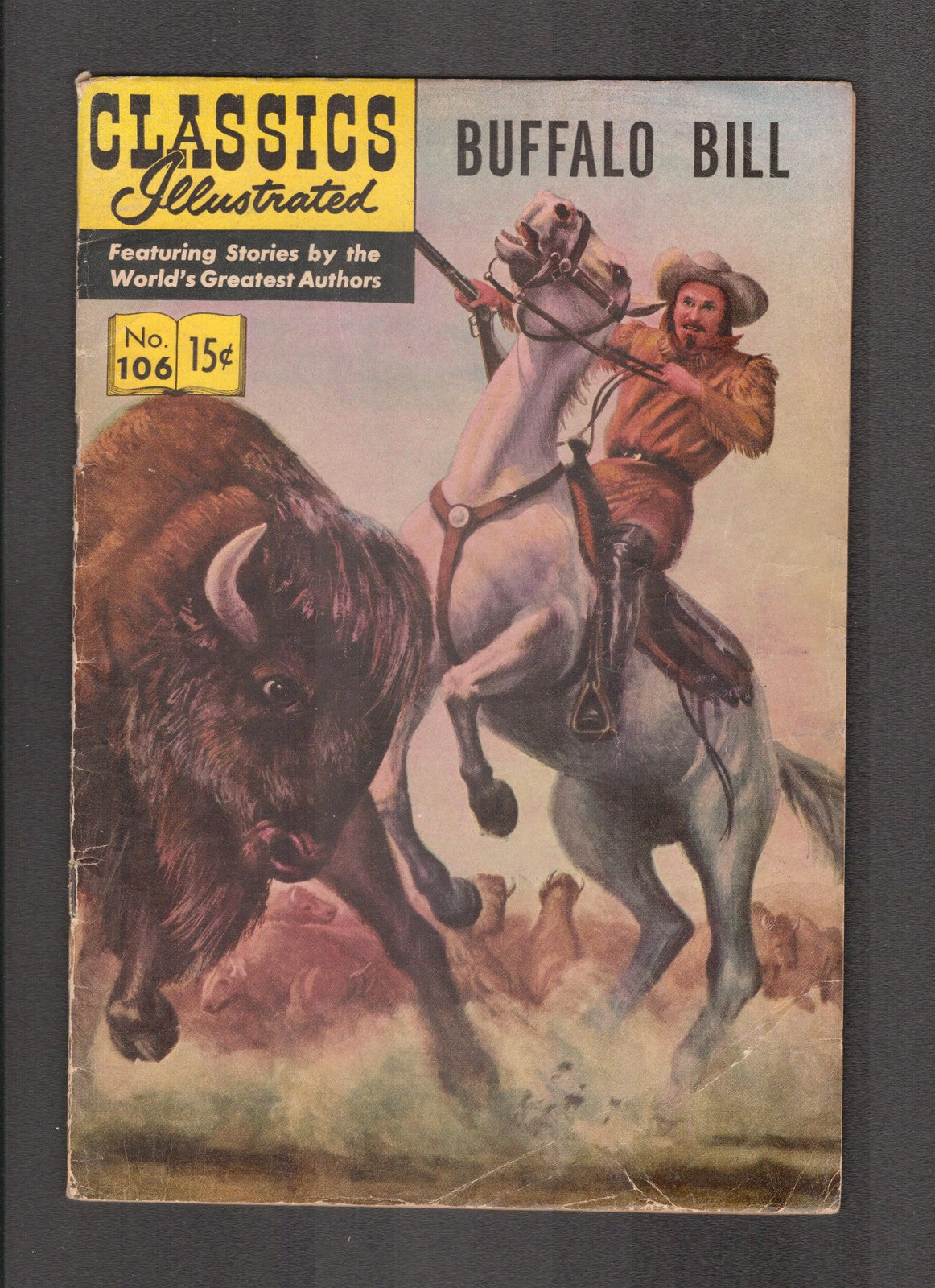 Classics Illustrated #106 (1953) HRN 142 Buffalo Bill Gliberton Comics