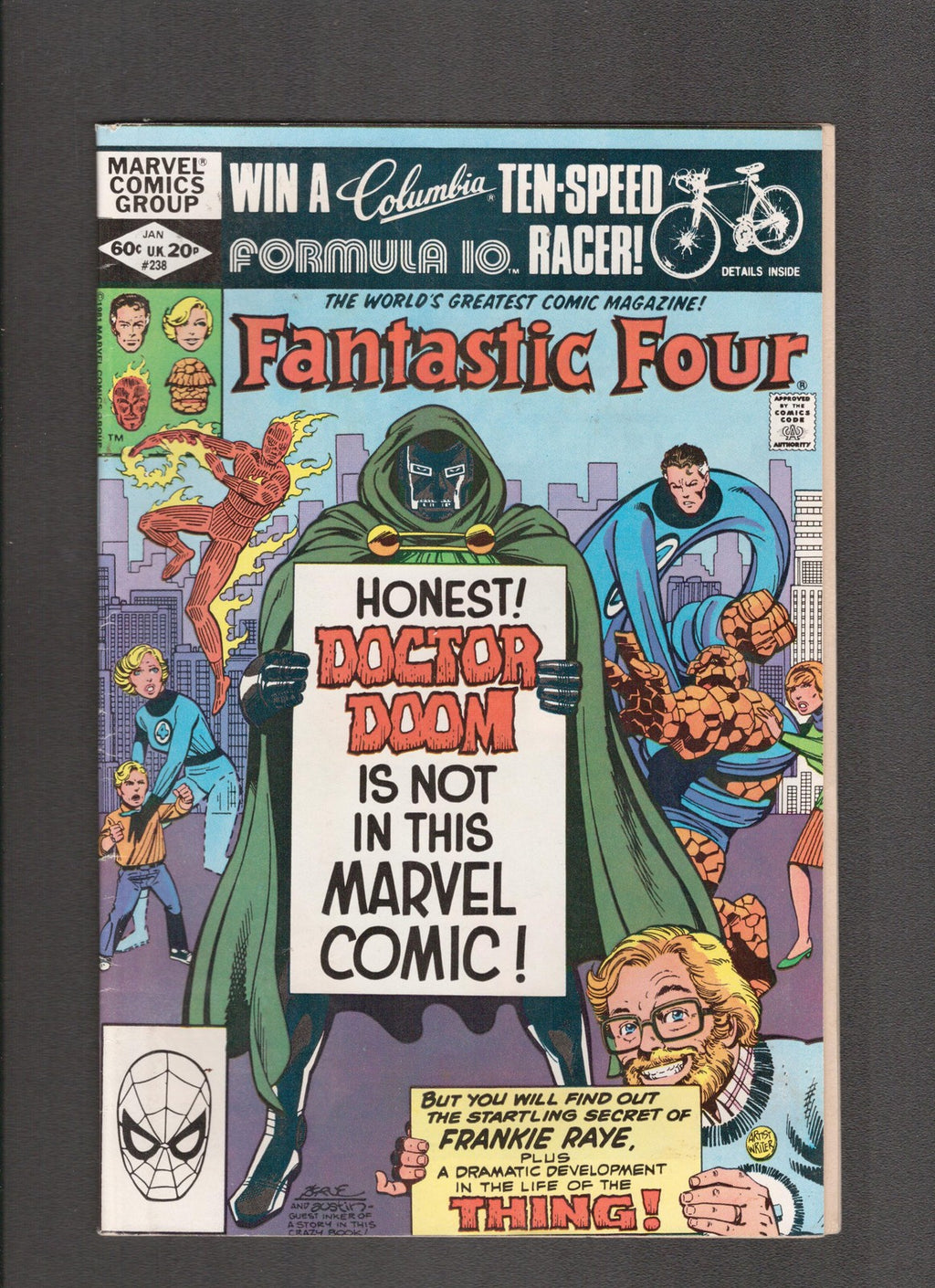 Fantastic Four #238 (1982) John Byrne, Terry Austin Marvel Comics