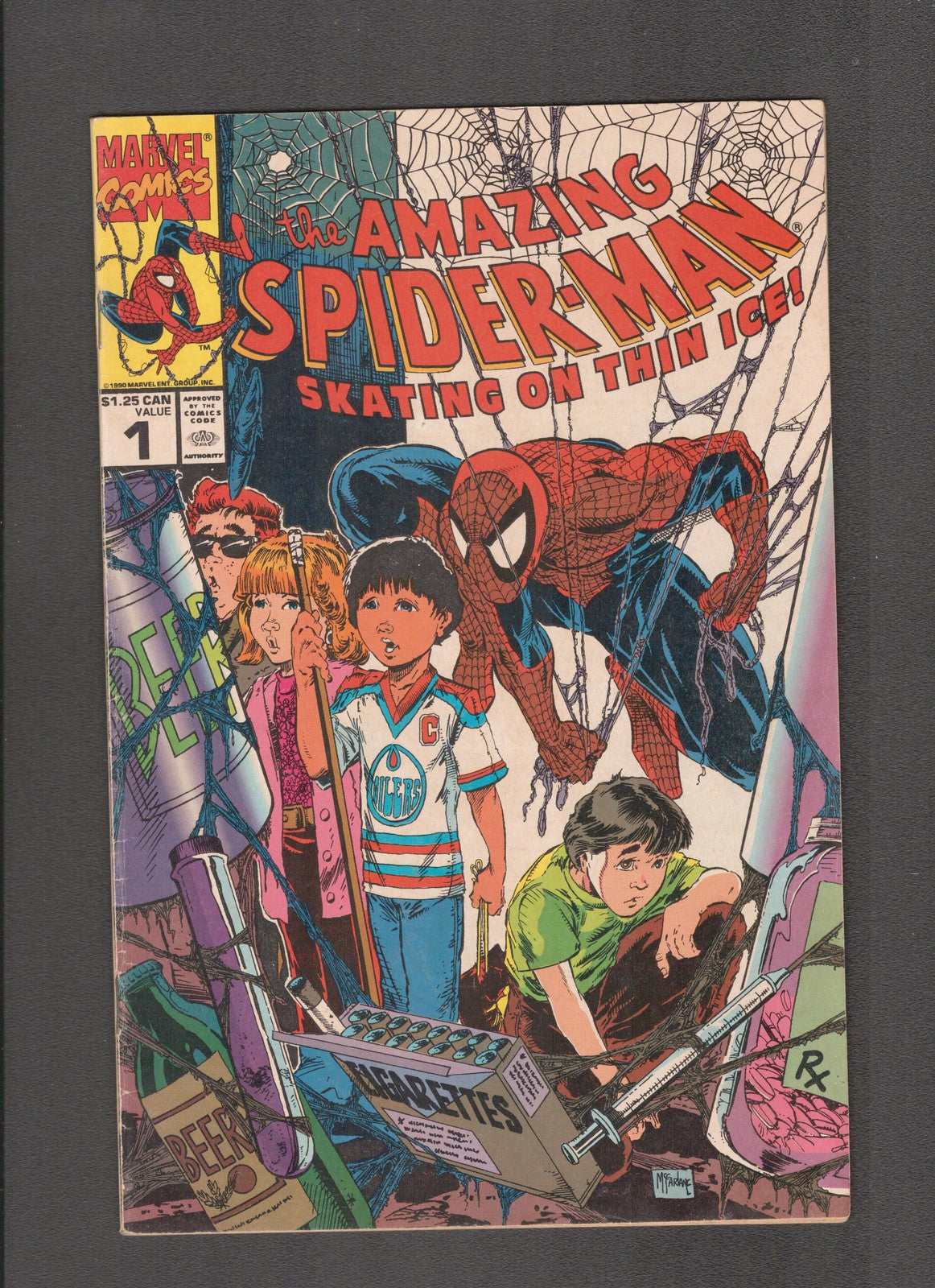 Amazing Spider-Man: Skating on Thin Ice #1 (1990) Marvel Comics