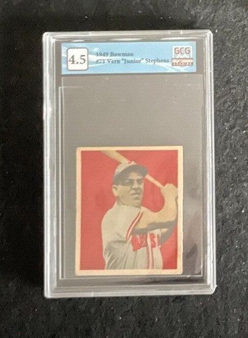 1949 Bowman #71 Vern "Junior" Stephens - GRADED GCG 4.5