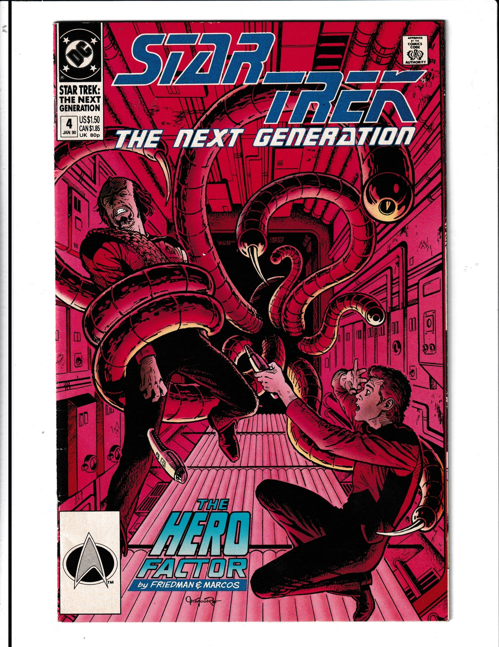 Star Trek: The Next Generation #4 (1990) DC Comics