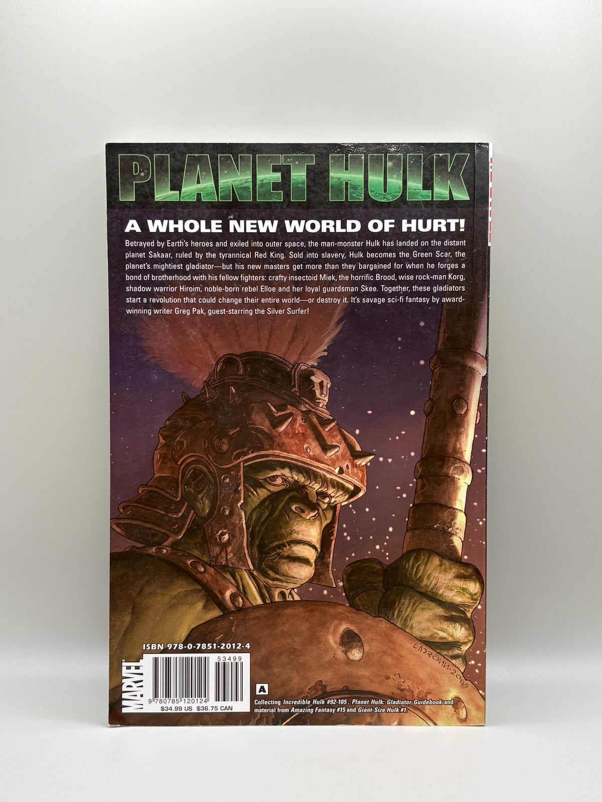 Incredible Hulk: Planet Hulk #1 (2009) Greg Pak TPB Marvel Comics