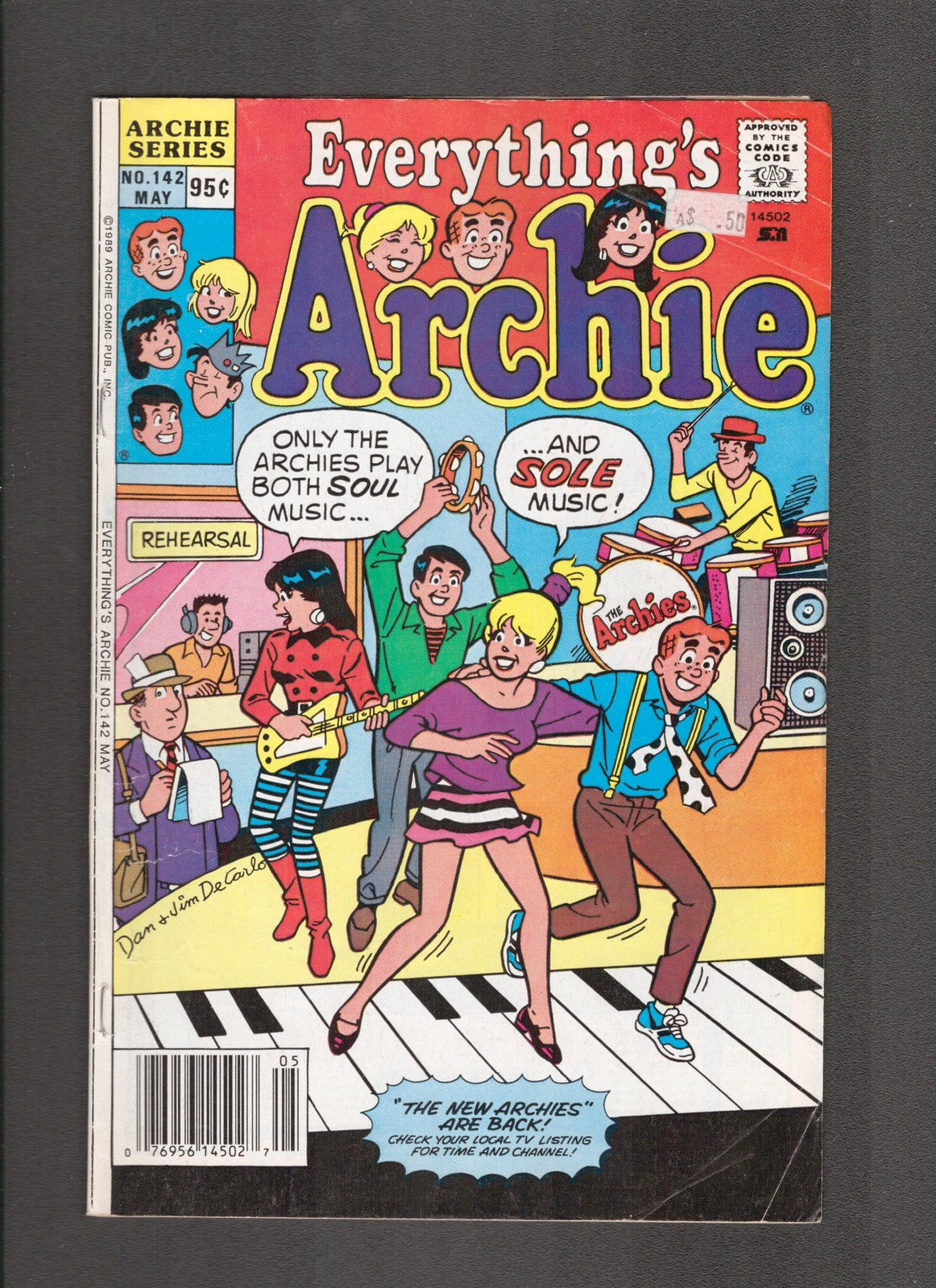 Everything's Archie #142 (1989) The Archies Band Archie Comics