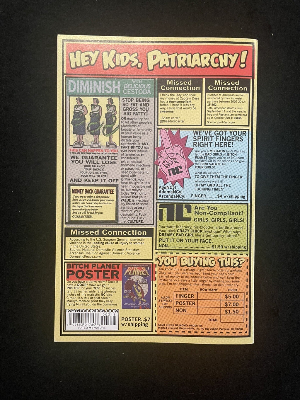 Bitch Planet #3 (FEB 2015)  Image Comics