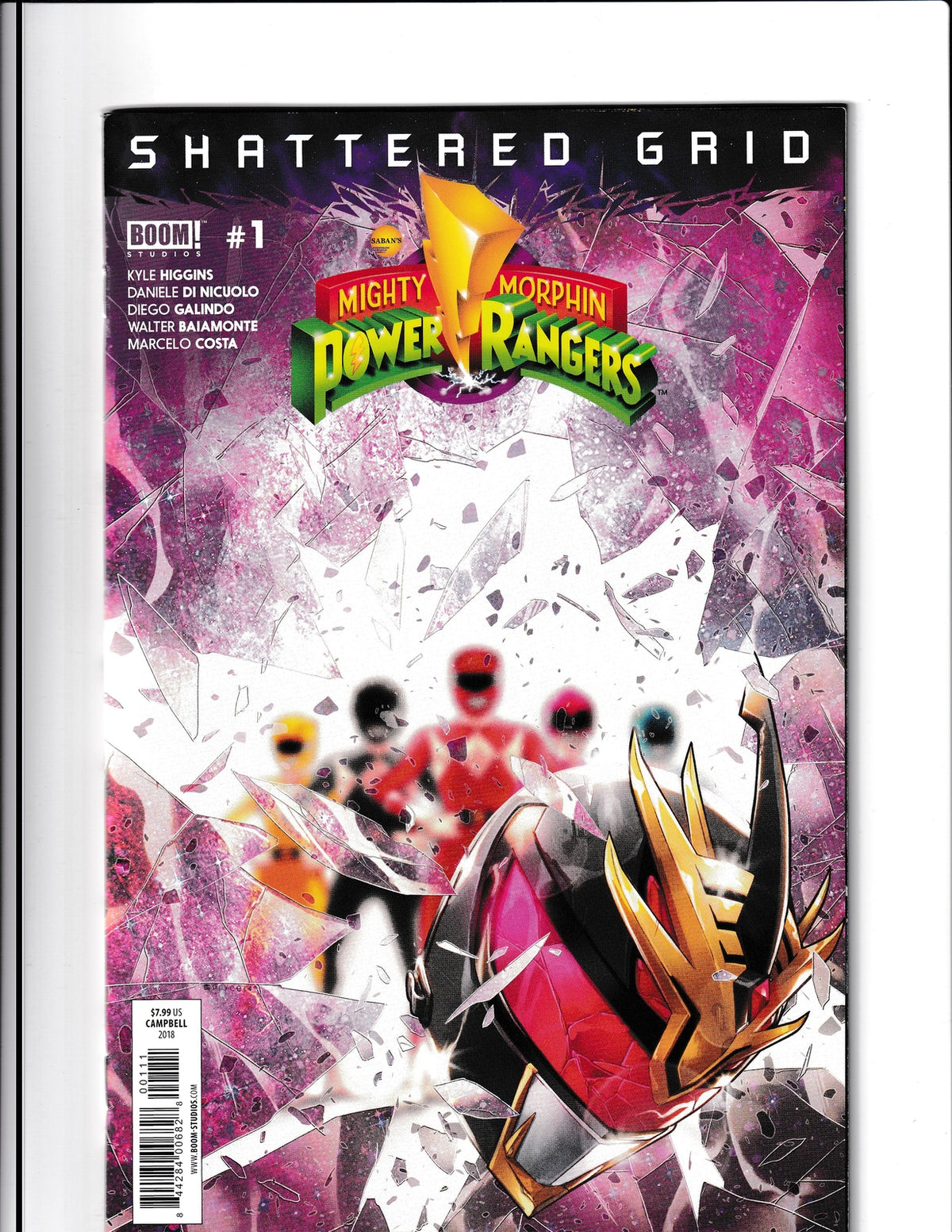 Mighty Morphin Power Rangers: Shattered Grid #1 (2018) Boom Comics