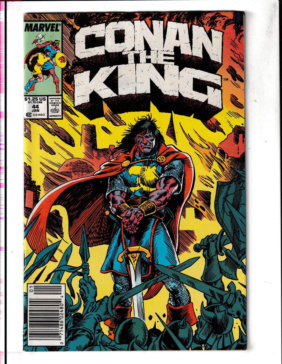 Conan the King #44 (1988) Mike Docherty Marvel Comics