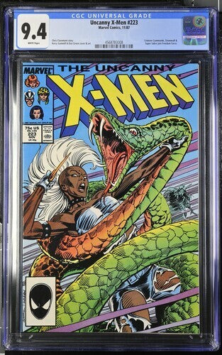 Uncanny X-Men #223 CGC 9.4 (1987) Chris Claremont ~ Graded Marvel Comics