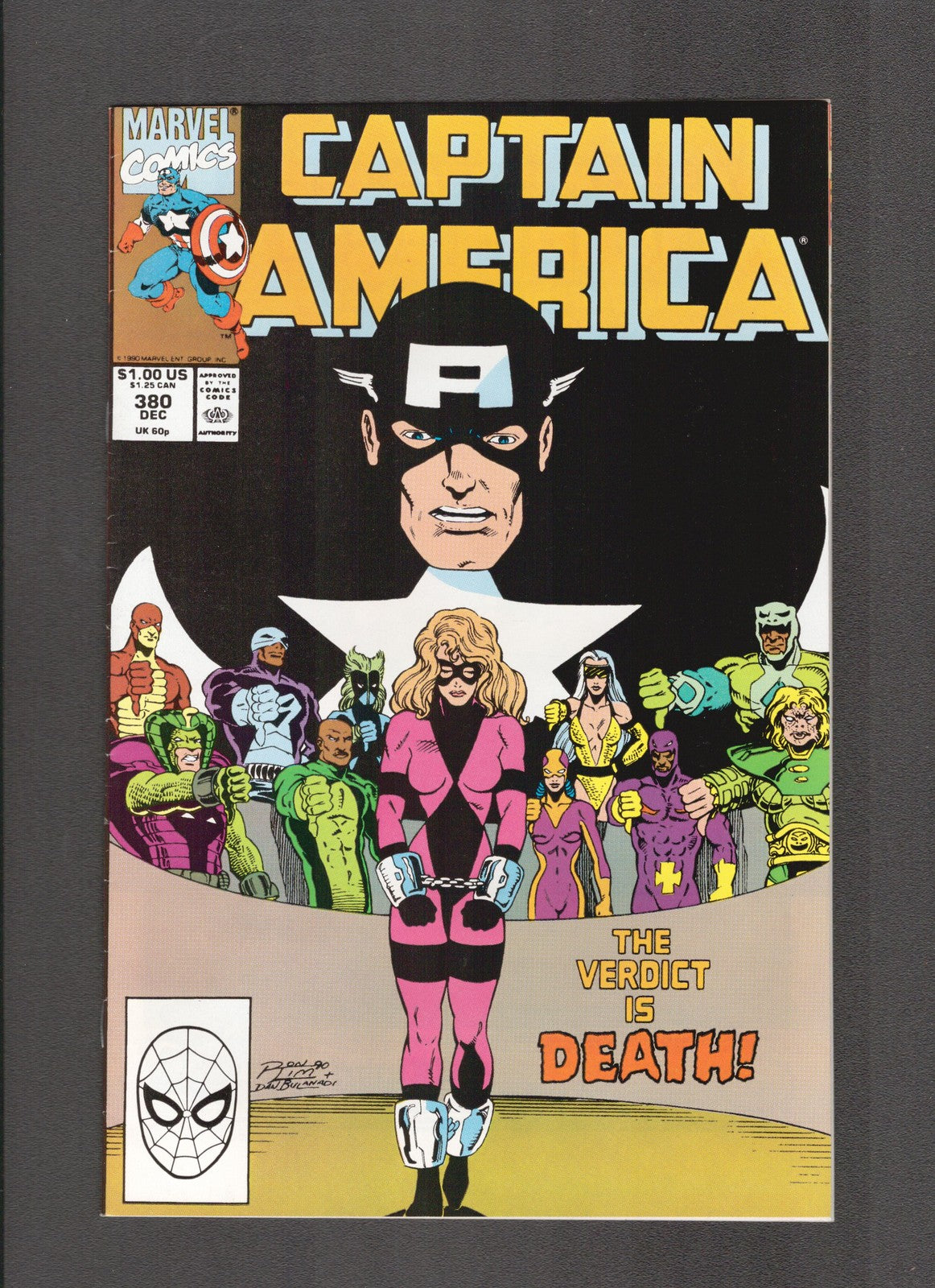 Captain America #380 (1990) Joe Rosen Marvel Comics