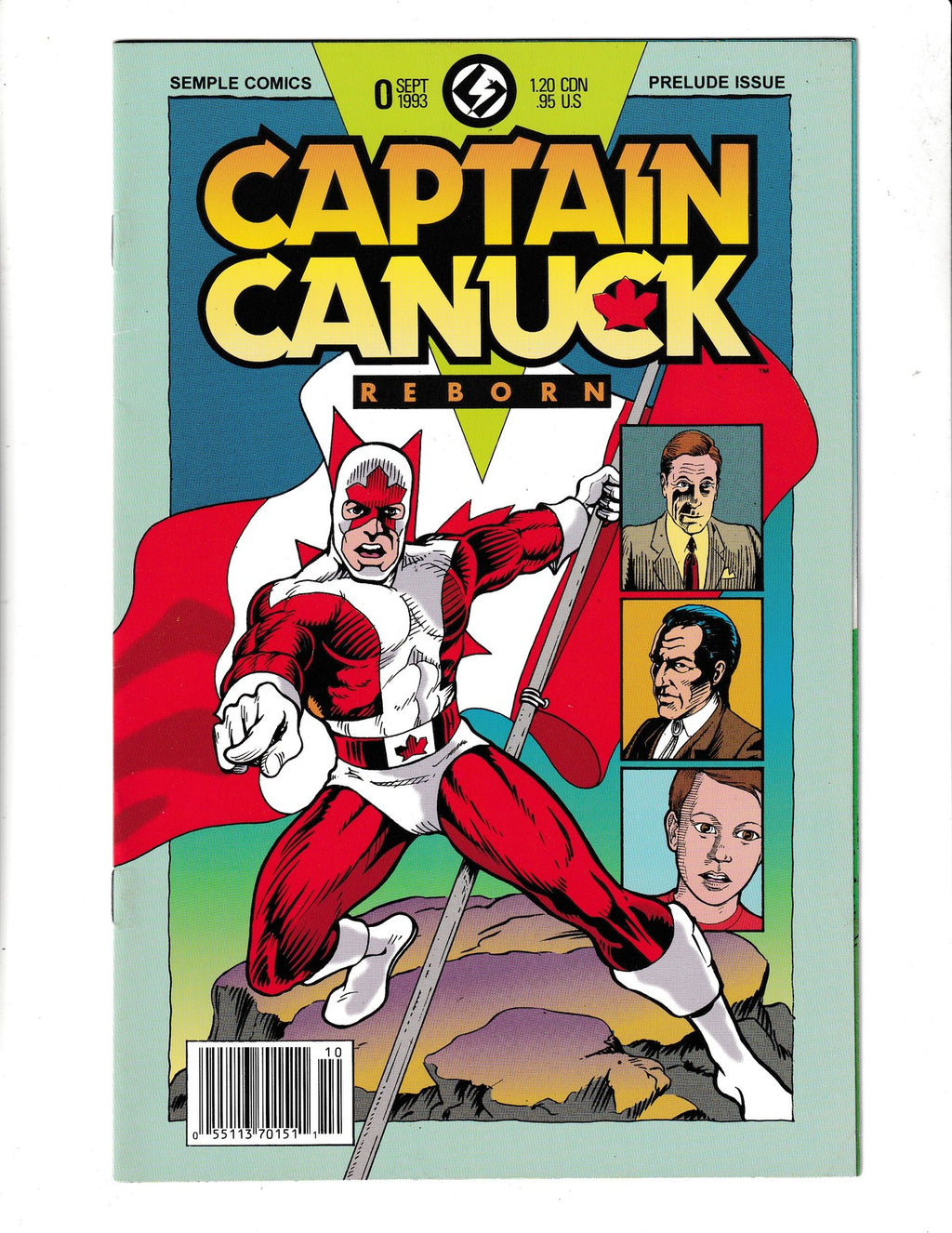Captain Canuck: Reborn #0 (1993) Semple Comics SKU:3202