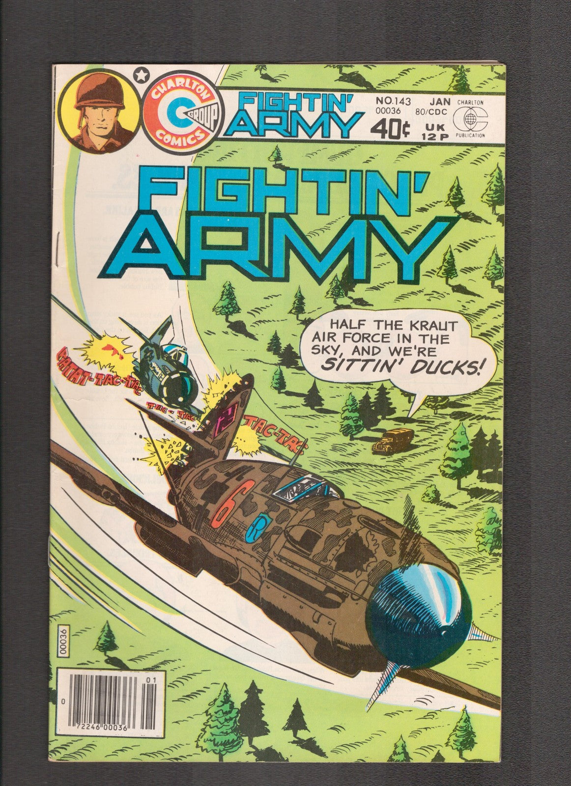 Fightin' Army #143 (1980) Charlton Comics
