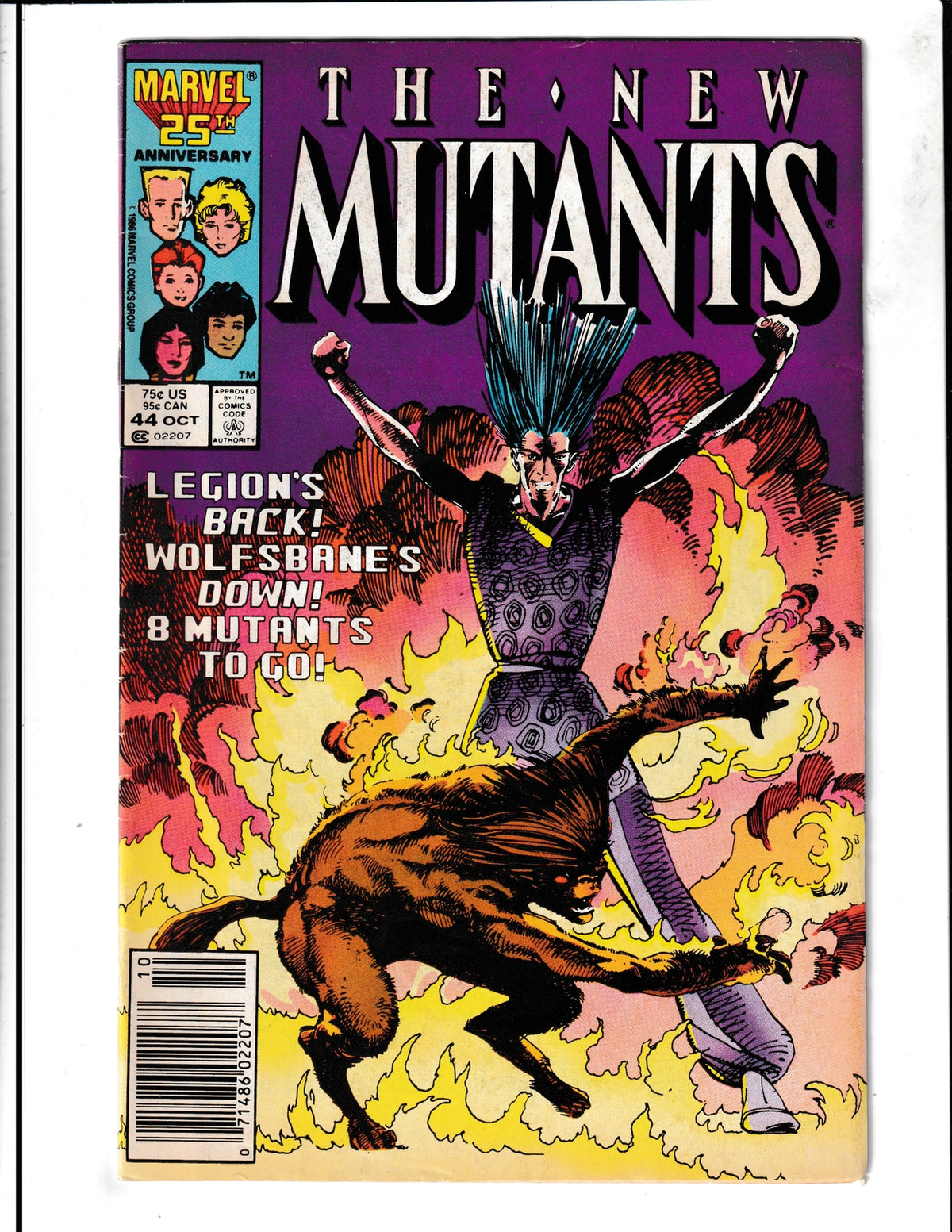 New Mutants #44 (1986) "Runaway" Marvel Comics