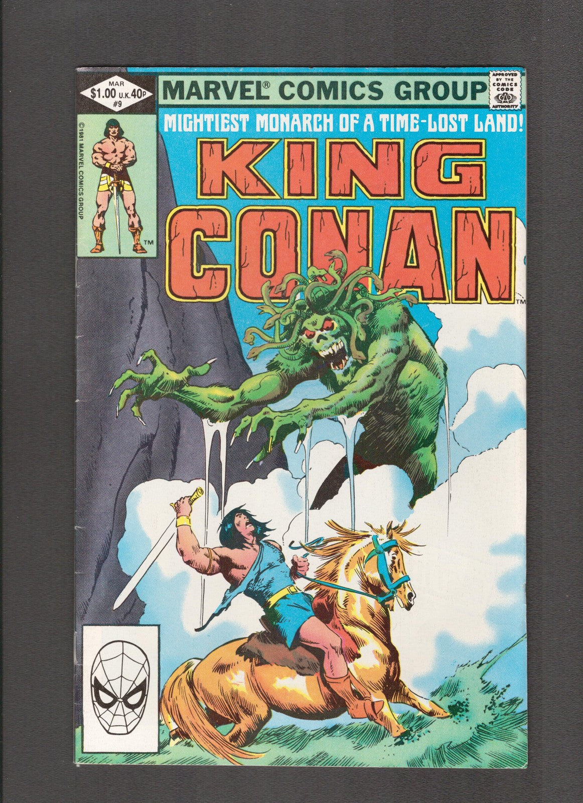 King Conan #9 (1982) Moench, Bell, Buscema Marvel Comics