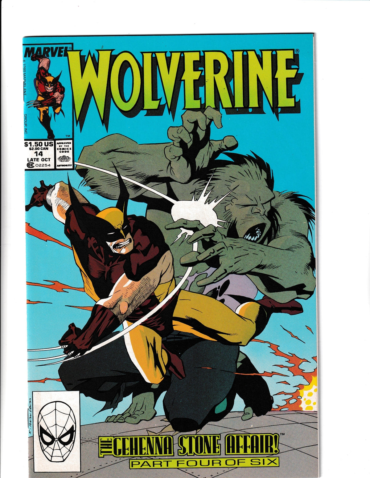 Wolverine #14 (1989) High Grade Marvel Comics SKU:119