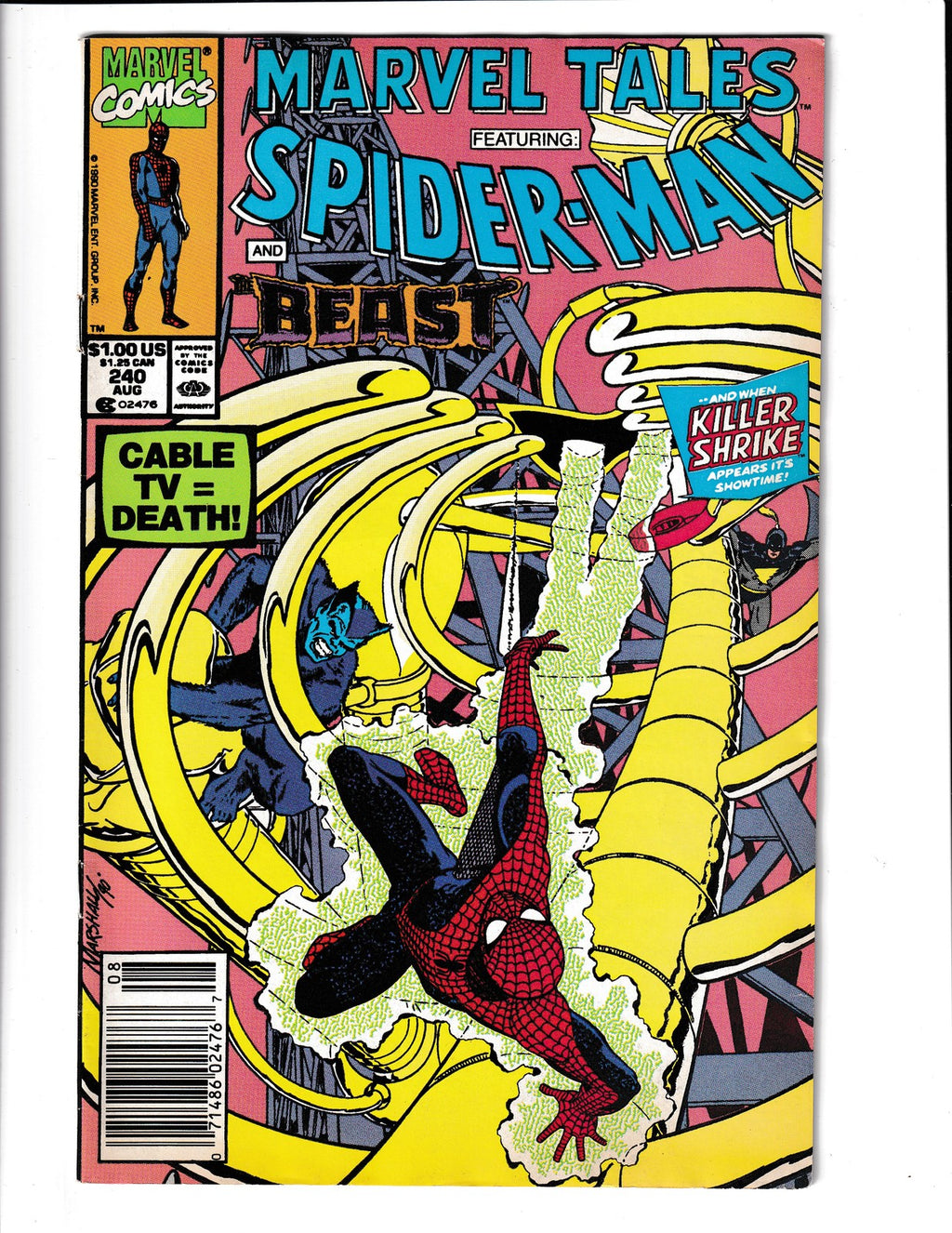 Marvel Tales #240 (1990) Beast Marvel Comics