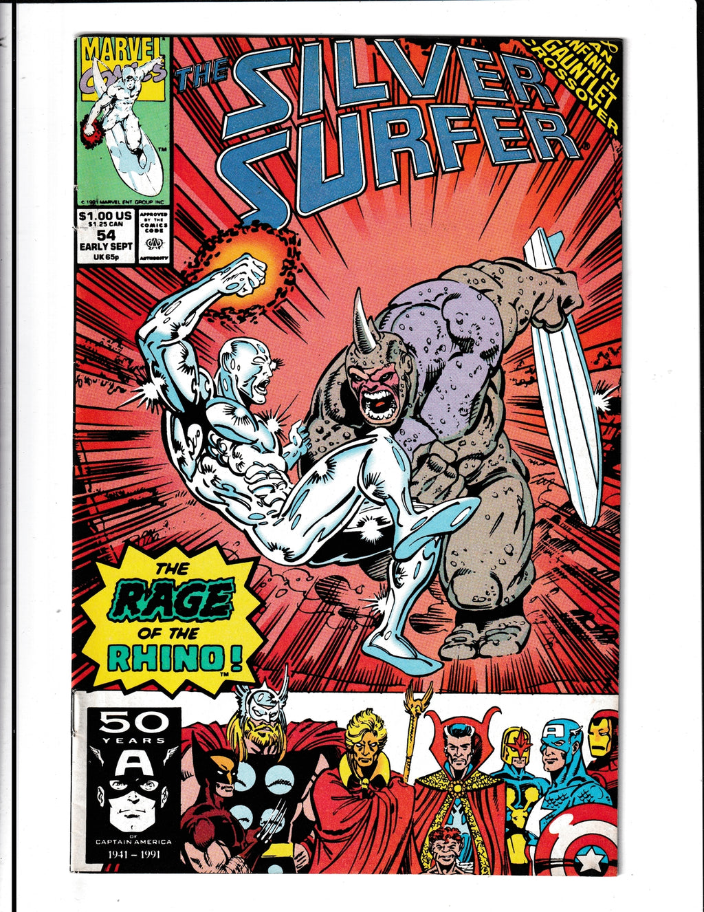 Silver Surfer #54 (1991) Marvel Comics SKU:864