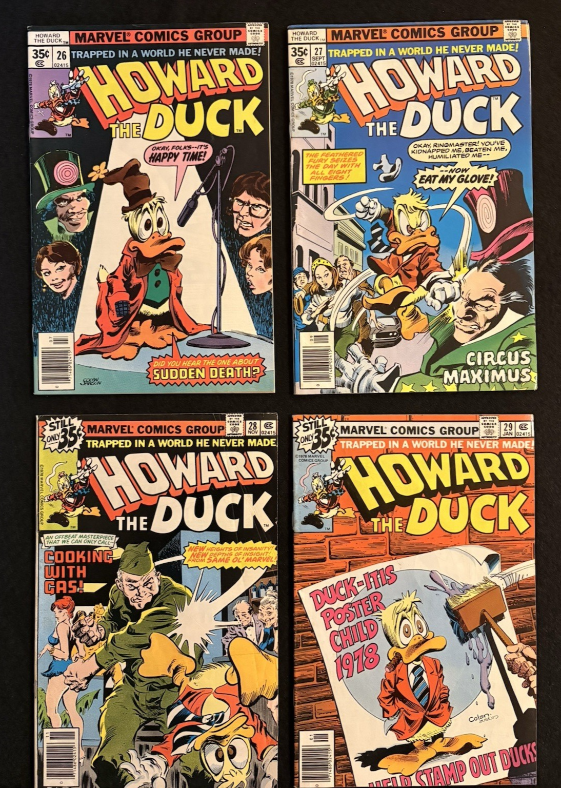 Howard the Duck Complete Set #1-33 and Annual #1 Marvel 1976-79
