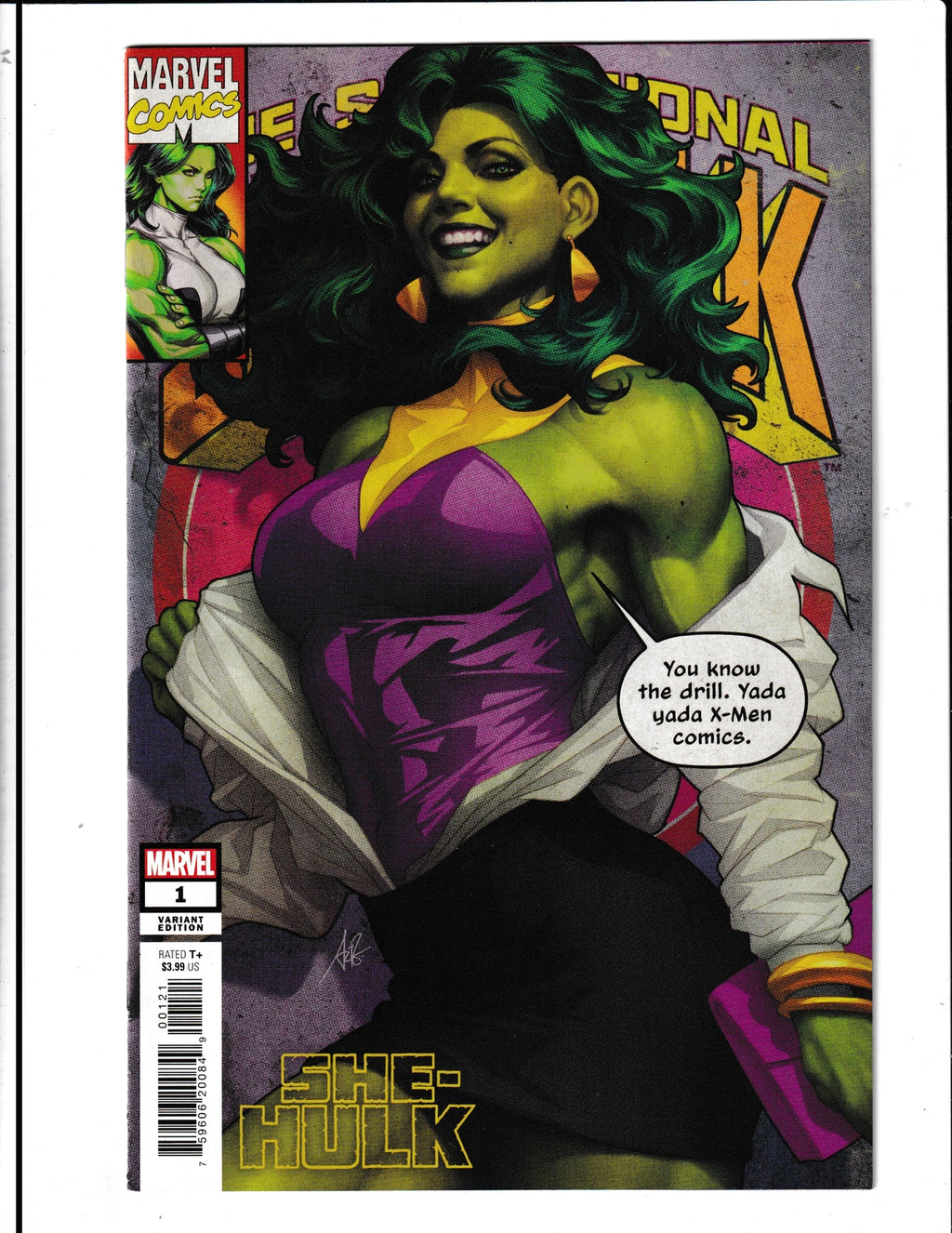 She-Hulk #1B (2022) Stanley Artgerm Lau Variant Marvel Comics